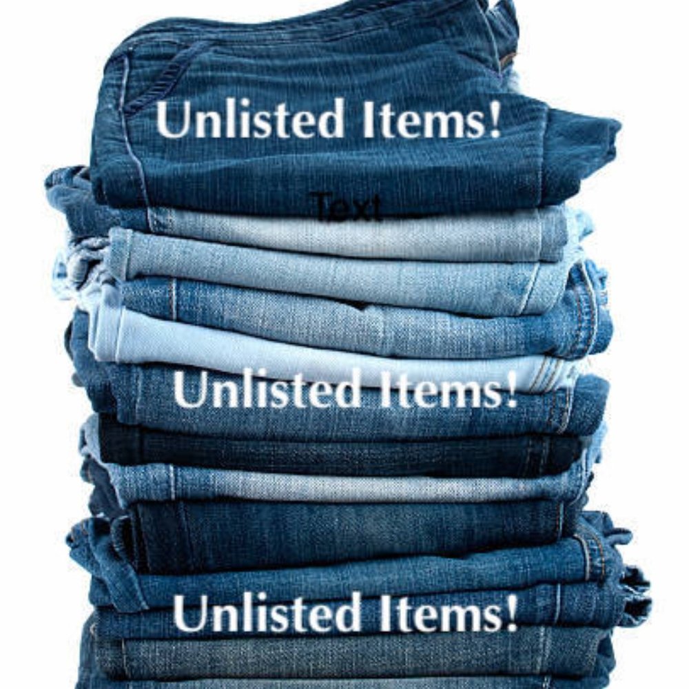 Unlisted Items for Posh Show!